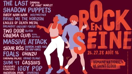 L'affiche du festival 2016 (Rock en Seine)