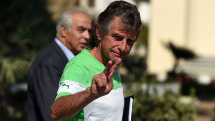 L'entraîneur de l'Algérie Christian Gourcuff (FAROUK BATICHE / AFP)