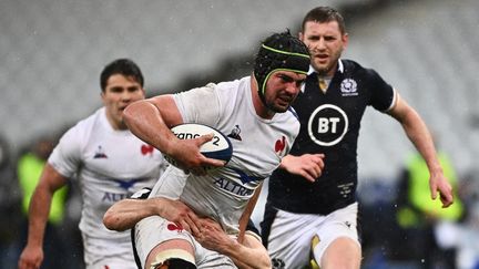 Grégory Alldritt, lors du match contre l'Ecosse durant le Tournoi des Six Nations, le 26 mars 2021, au Stade de France.&nbsp;&nbsp; (ANNE-CHRISTINE POUJOULAT / AFP)