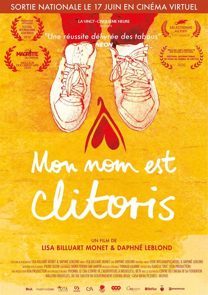 L'affiche de "Mon nom est clitoris" de&nbsp;Daphné Leblond et Lisa Billuart Monet. (La Vingt-Cinquième Heure)