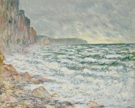 Claude Monet, Fécamp,bord de mer, 1881, huile sur toile, Musée d'Art moderne André Malraux - MuMa, Le Havre
 (Florian Kleinefen)