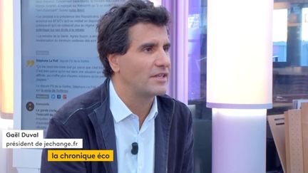 Invité de Stéphane Dépinoy, mercredi 20 septembre, Gaël Duval, président de jechange.fr, a évoqué l'environnement des jeunes pousses aujourd'hui en France.