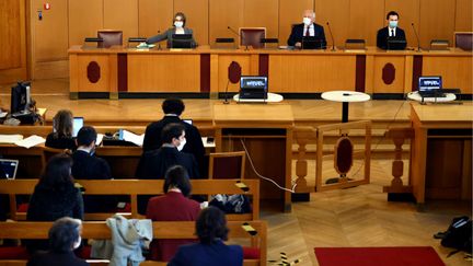 L'audience de "L'Affaire du siècle" débute au tribunal administratif de Paris, le 14 janvier 2021.&nbsp; (THOMAS COEX / AFP)