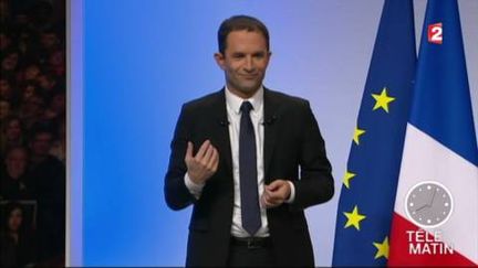 Benoît Hamon en meeting à Nancy le 5 avril. (FRANCE 2)