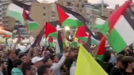 Conflit Israël-Gaza : des manifestations de soutien au Hamas (franceinfo)