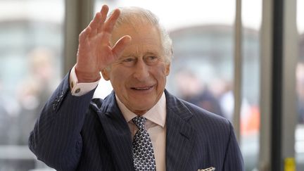 Le roi Charles III à Londres, le 23 mars 2023. (KIRSTY WIGGLESWORTH / AFP)