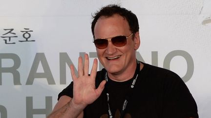 Quentin Tarantino au festival sud-coréen de Busan, le 11 octobre 2013
 (TED ALJIBE / AFP)