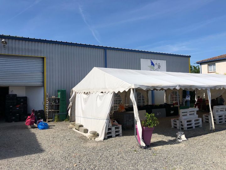 Les bénévoles du Secours populaire de Colomiers (Haute-Garonne) s'attendent à accueillir d'ici peu plus de demandes d'aide alimentaire. (HUGO CHARPENTIER / FRANCEINFO)