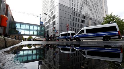 L'hôpital de la Charité à Berlin, où Alexeï Navalny est soigné, le 24 août 2020. (MICHELE TANTUSSI / REUTERS)