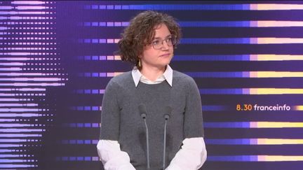 Marie Toussaint, EELV MEP and head of the list in the European elections, on franceinfo on January 25, 2024. (FRANCEINFO / RADIO FRANCE)