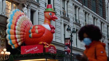 Thanksgiving à l'heure du Covid-19 à New-York, aux États-Unis. (ANGELA WEISS / AFP)