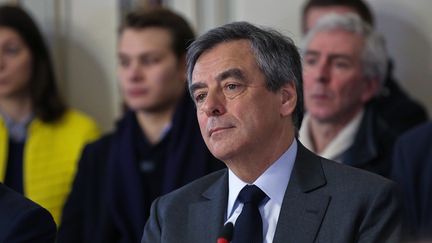 François Fillon en visite à Tourcoing, le 17 février 2017. (MAXPPP)