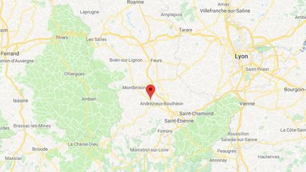 Une femme de 24 ans a reçu plusieurs coups de couteau en pleine rue, mercredi 11 septembre 2019 à Sury-le-Comtal (Loire). (GOOGLE MAPS)