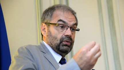 François &nbsp;Chérèque, président de l'Agence du service civique entre 2014 et 2016, à Paris, le 11 juillet 2014. (BERTRAND GUAY / AFP)