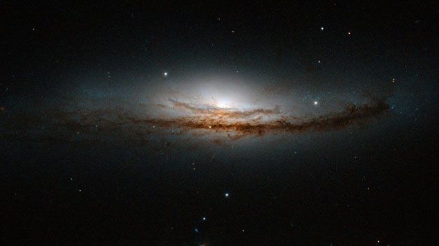 &nbsp; (Une galaxie en spirale à environ 150 millions d'années lumières de la constellation de la Balance. © MaxPPP)