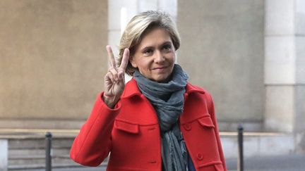 Valérie Pécresse arrive au siège des Républicains, le 10 octobre 2015 à Paris. (MAXPPP)