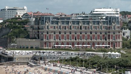 La ville de Biarritz (Pyrénées-Atlantiques), le 13 août 2019 (IROZ GAIZKA / AFP)