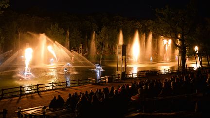 La cinéscénie, le spectacle nocturne du Puy-du-Fou, le 13 juin 2020 aux Epesses (Vendée). (FRANCK DUBRAY / MAXPPP)