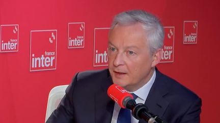 Bruno Le Maire, ministre de l'Economie, le 5 décembre 2022 sur franceinfo. (FRANCEINTER / RADIO FRANCE)