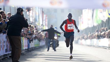 Stanley Biwott. (OLAF KRAAK / ANP)