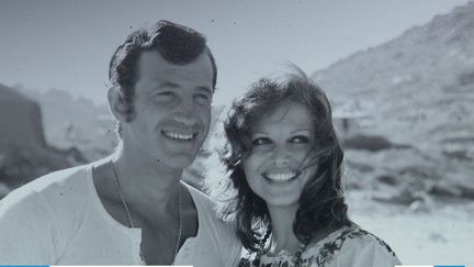 Une photo de Mirkine sur un tournage avec Jean-Paul Belmondo et Claudia Cardinale&nbsp; (France 3)