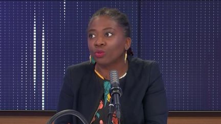 Danièle Obono, députée La France insoumise de Paris, était l'invitée de franceinfo samedi 24 avril 2021. (FRANCEINFO / RADIO FRANCE)