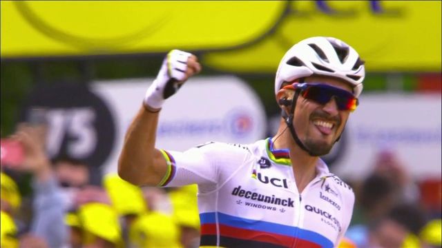 Video Tour De France 2021 Revivez La Victoire De Julian Alaphilippe Lors De La Premiere Etape