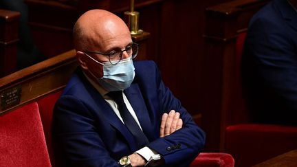 Le député LR Eric Ciotti à l'Assemblée nationale, à Paris, le 11 mai 2021. (MARTIN BUREAU / AFP)