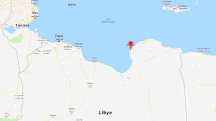 Deux membres du personnel de la mission de l'ONU en Libye ont été tués dans un attentat à la voiture piégée à Benghazi, le 10 août 2019. (GOOGLE MAPS)