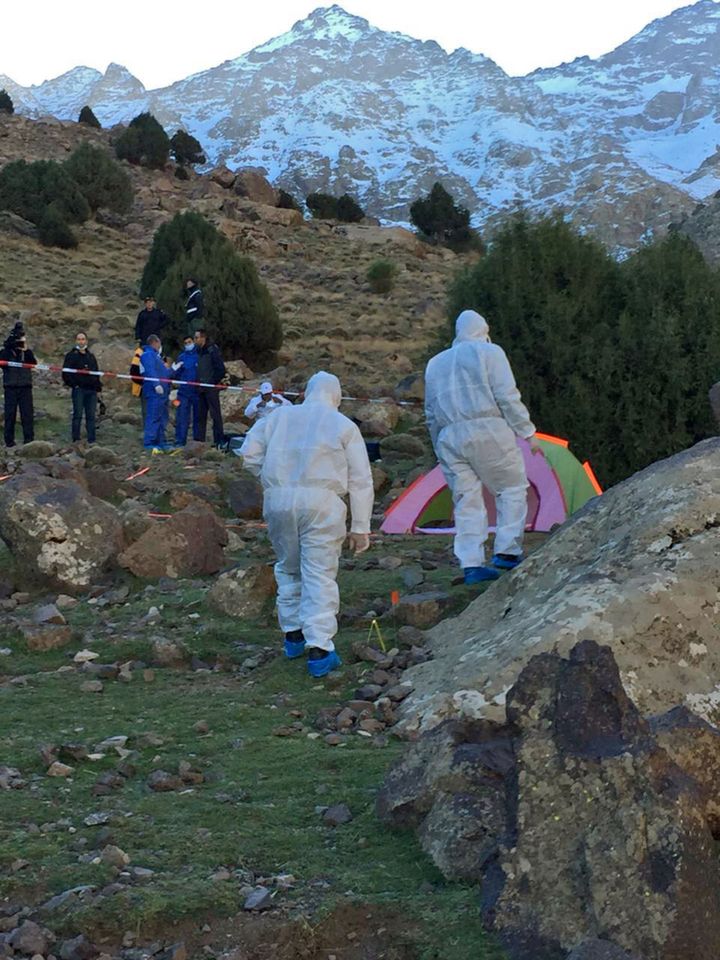 Près d'Imlil, base des treks pour l'ascension du Mont Toukbal au Maroc. C'est à proximité de ce village que deux jeunes étudiantes scandinaves, Louisa Vesterager Jespersen 24 ans et son amie Maren Ueland 28 ans, ont été tuées par un groupe islamiste dans la nuit du 16 au 17 décembre 2018. (- / 2M.MA)