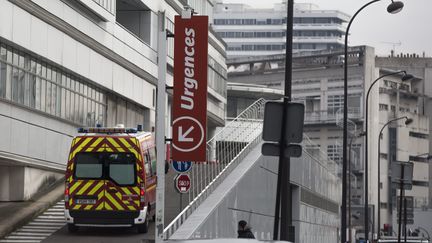 L'entrée des urgences de l'hôpital européen Georges Pompidou, à Paris. (VINCENT ISORE / MAXPPP)