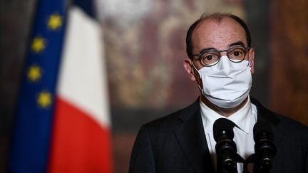 Le Premier ministre Jean Castex, à Matignon, le 29 octobre 2020. (MARTIN BUREAU / AFP)