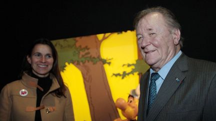 Aurélie Filippetti et Albert Uderzo inaugurent le festival d'Angoulême
 (PHOTOPQR/SUD OUEST)