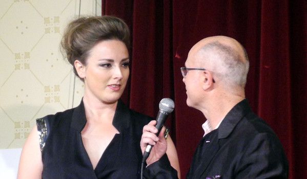 La chanteuse Sinne Eeg et François Lacharme
 (Annie Yanbékian)