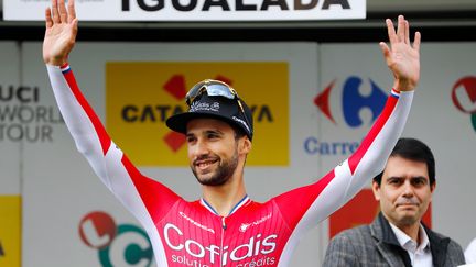 Nacer Bouhanni remportant une étape sur le Tour de Catalogne. (DE WAELE TIM / TDWSPORT SARL)