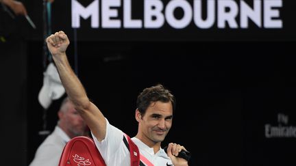 Une nouvelle victoire de Roger Federer  (WILLIAM WEST / AFP)