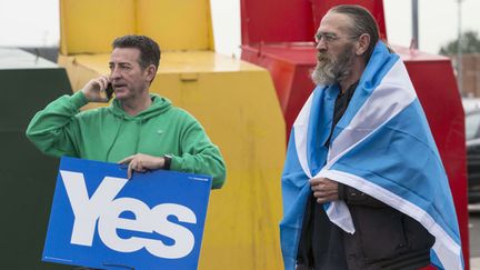 &nbsp; (Pour la première fois, les Ecossais pourront dire oui ou non à l'indépendance de l'Ecosse le 18 septembre prochain © Robert Perry/REX/REX/SIPA)