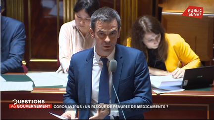 Coronavirus : « A ce stade, il n’y a aucun problème de pénurie de médicaments » affirme Olivier Véran (Public Sénat)