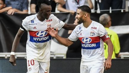 L'OL de Bertrand Traoré et Nabil Fekir va devoir s'employer en Ligue Europa (PHILIPPE DESMAZES / AFP)