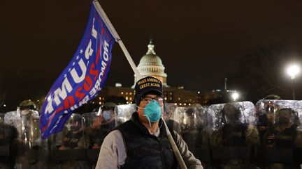 Des partisans de Donald Trump ont pris d'assaut le Capitole (6 janvier 2021). (SPENCER PLATT / GETTY IMAGES NORTH AMERICA)