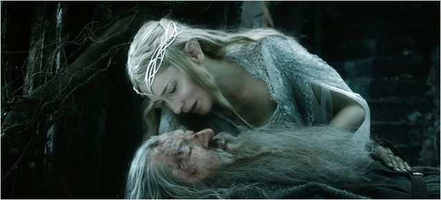 Cate Blanchett et Ian McKellen dans "Le Hobbit : la Bataille des Cinq Armées" de Pater Jackson
 (2014 METRO-GOLDWYN-MAYER PICTURES INC. AND WARNER BROS. ENTERTAINMENT INC. ALL RIGHTS RESERVED )