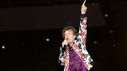 Mick Jagger au stade Vélodrome de Marseille en 2018.&nbsp; (BORIS HORVAT / AFP)