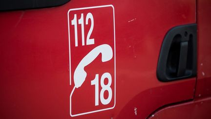 Un camion de pompiers, le 23 août 2021, à Paris. (ARTHUR NICHOLAS ORCHARD / HANS LUCAS / AFP)