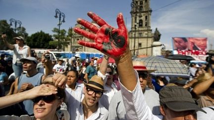 Manifestation contre la violence à Mexico (8 mai 2011) (AFP / Alfredo Estrella)