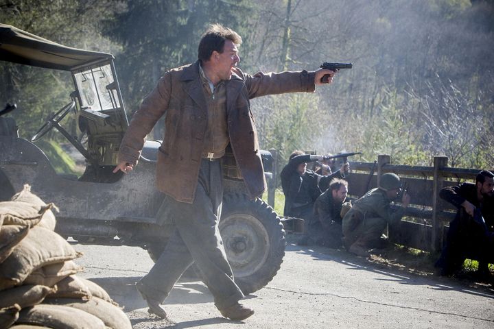 Thierry Godard dans la saison 6 de la s&eacute;rie "Un village fran&ccedil;ais", diffus&eacute;e en novembre 2014. (LAURENT DENIS / FTV)