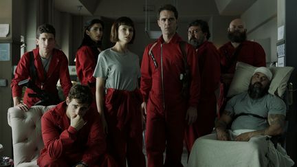 Les acteurs de la série Casa Del Papel
 (Netflix)