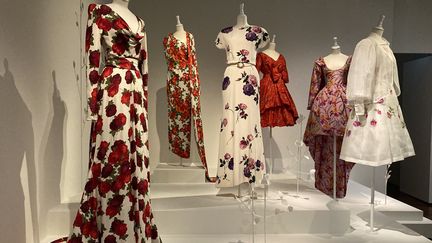 Exposition "Les Fleurs d'Yves Saint Laurent", jusqu'au 4 mai 2025 au musée Yves Saint Laurent Paris, en septembre 2024. (CORINNE JEAMMET)