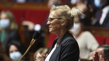 Valérie Six, députée UDI de la 7e&nbsp;circonscription du Nord, le 30 juin 2020. (SEBASTIEN MUYLAERT / MAXPPP)