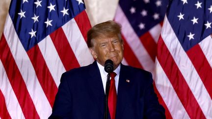 Donald Trump, à Palm Beach (Floride), le 15 novembre 2022. (ALON SKUY / AFP)