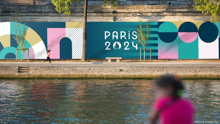 Le "look des Jeux" habillera les villes hôtes et les sites de compétition lors des Jeux olympiques et paralympiques de Paris en 2024. (Paris 2024)